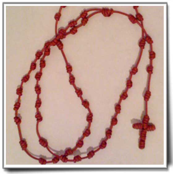 Hand-knotted Rosary from Rwanda
